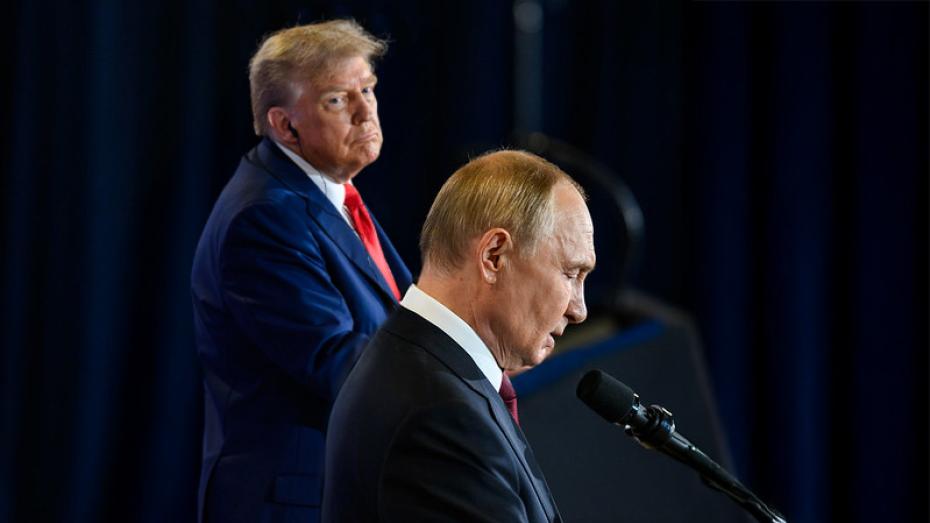 Donald Trump a Vladimir Putin