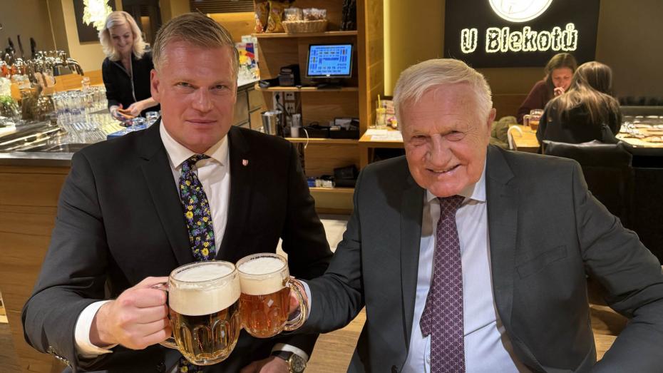 Filip Turek a Václav Klaus