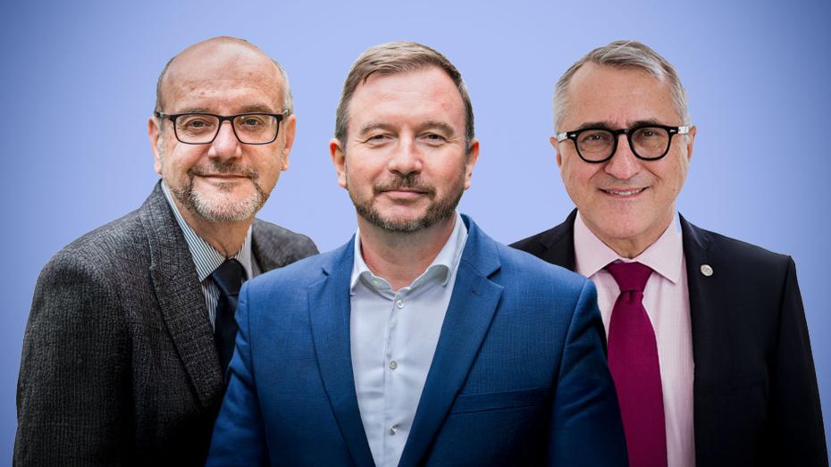 Zleva Mirko Rokyta, Vladimír Krylov a Martin Vokurka