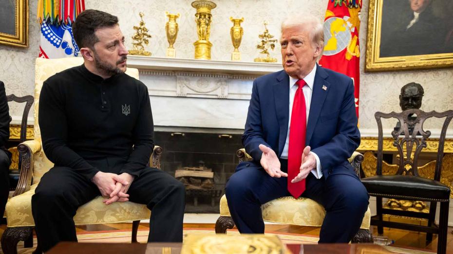 Volodymyr Zelenskyj a Donald Trump