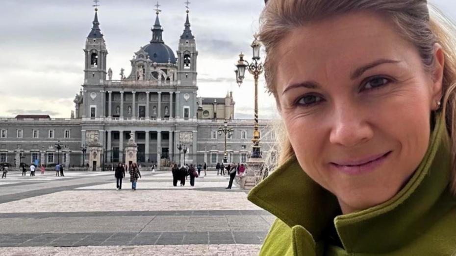 Kateřina Kněžíková na výletě v Madridu