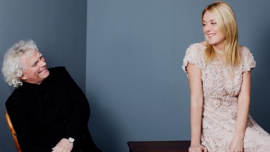 Magdalena Kožená a sir Simon Rattle