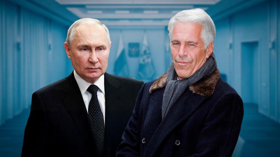 Vladimir Putin a Jeffrey Epstein