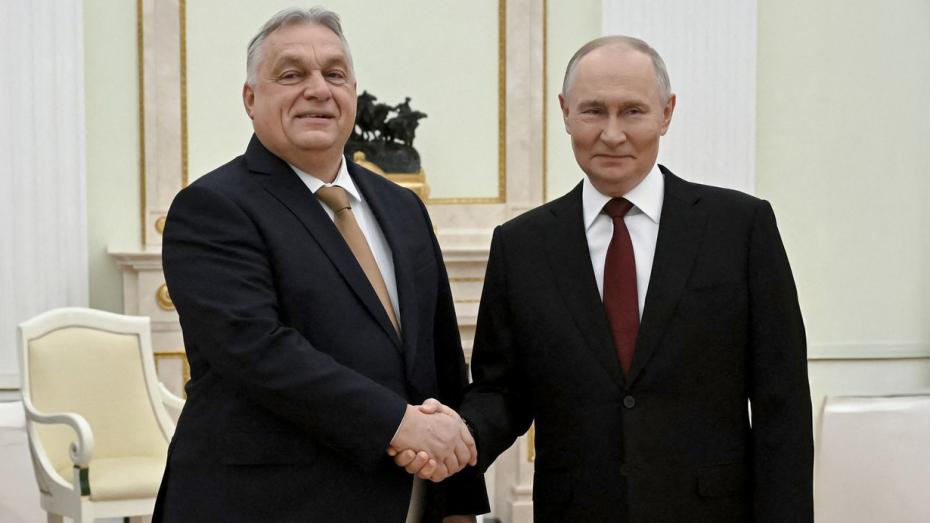 Viktor Orbán a Vladimir Putin