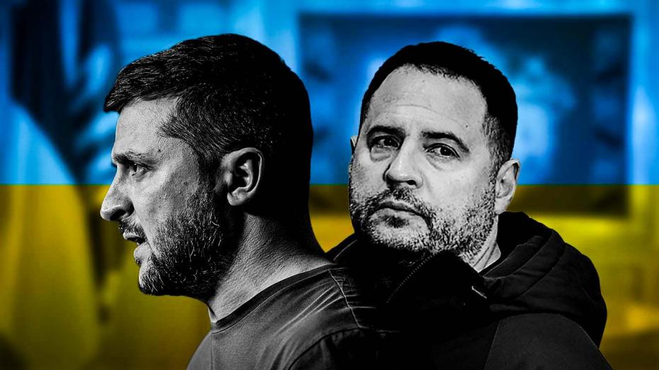 Volodymyr Zelenskyj a Andrij Jermak