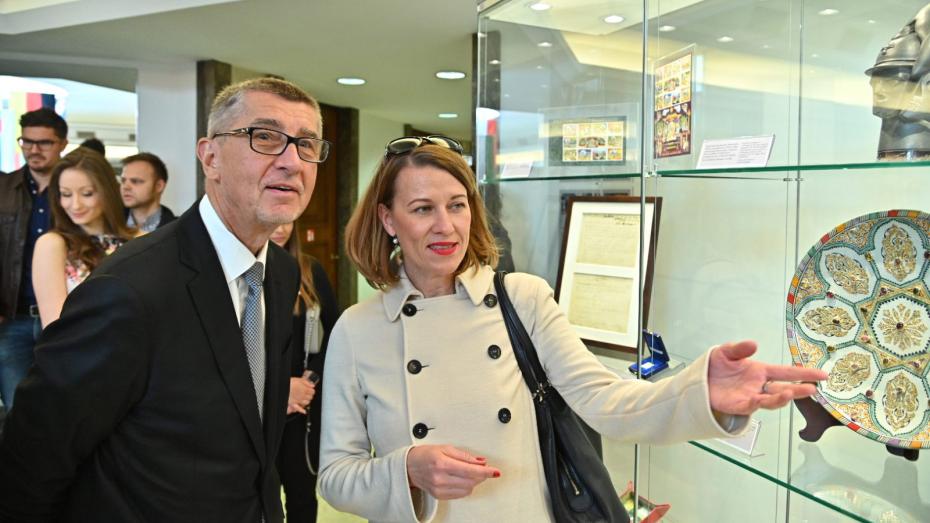 Andrej Babiš a Tünde Bartha