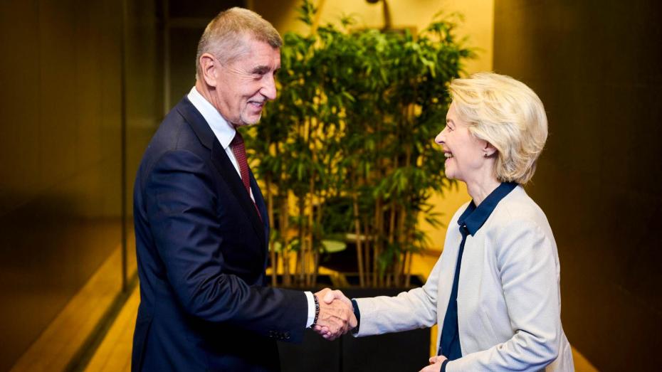 Andrej Babiš a Ursula von der Leyenová