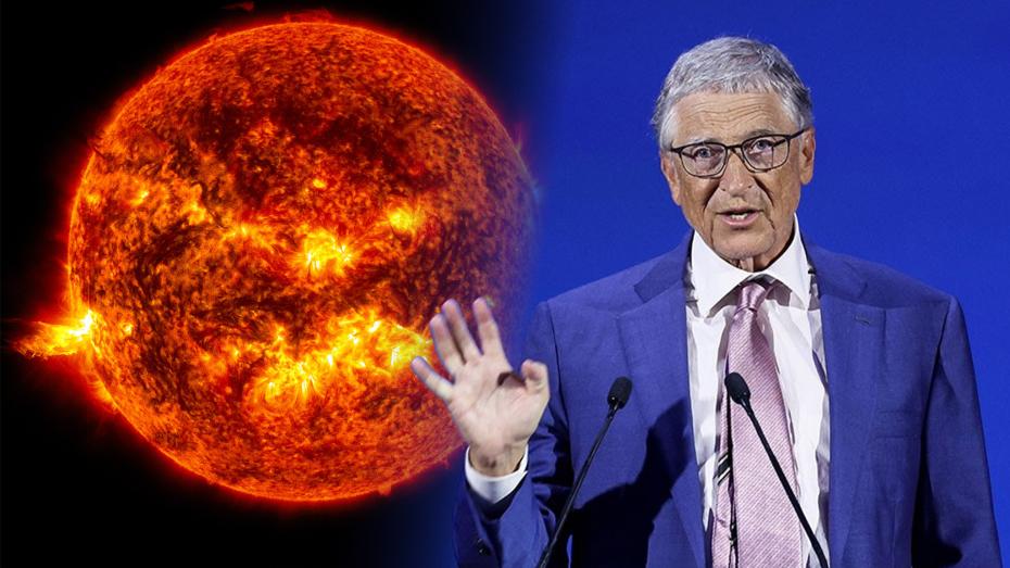 ilustrační koláž - Bill Gates