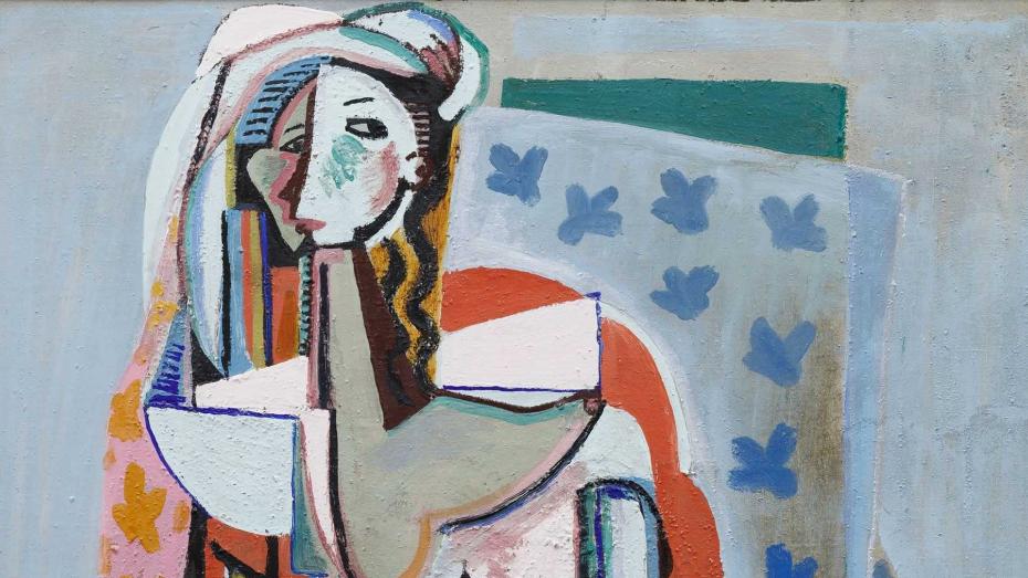 Obraz Emila Filly Čtenářka vydražený za 32 400 000 Kč se stal nejdražší položkou aukce