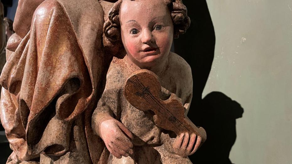 Detail ze sochy Madona z Havraně