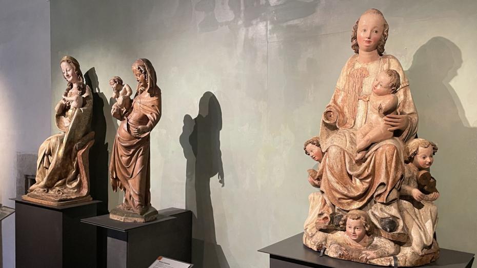 Madona z Havraně v expozici doplnila Madonu zahražanskou a Madonu z Bečova ze stejného období 