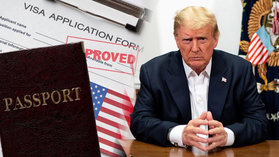 ilustrační koláž - Donald Trump