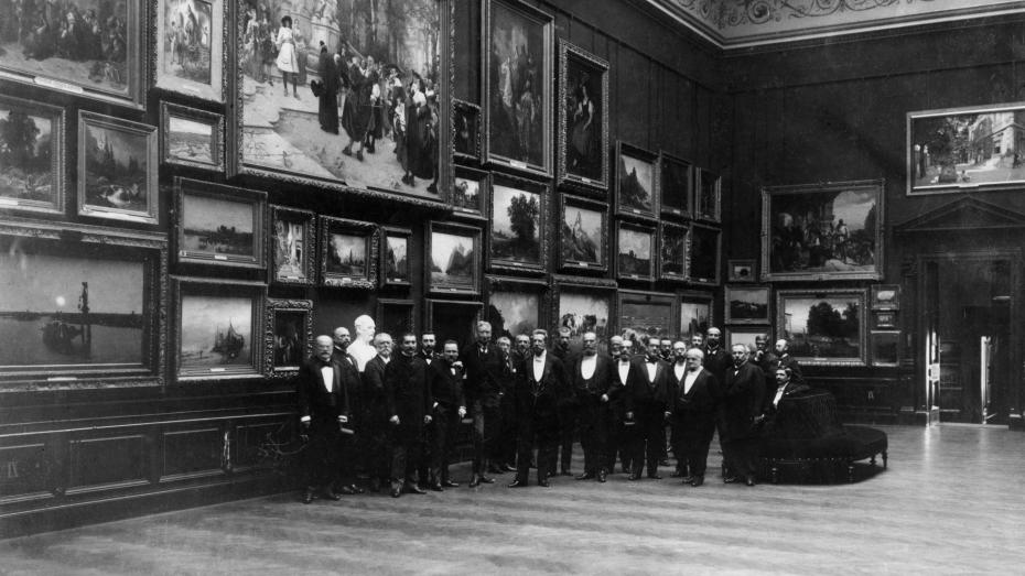 Výstava NGP 230 let nastíní vývoj umělecké instituce. Snímek pochází z pražského Rudolfina, kde galerie v minulosti sídlila.