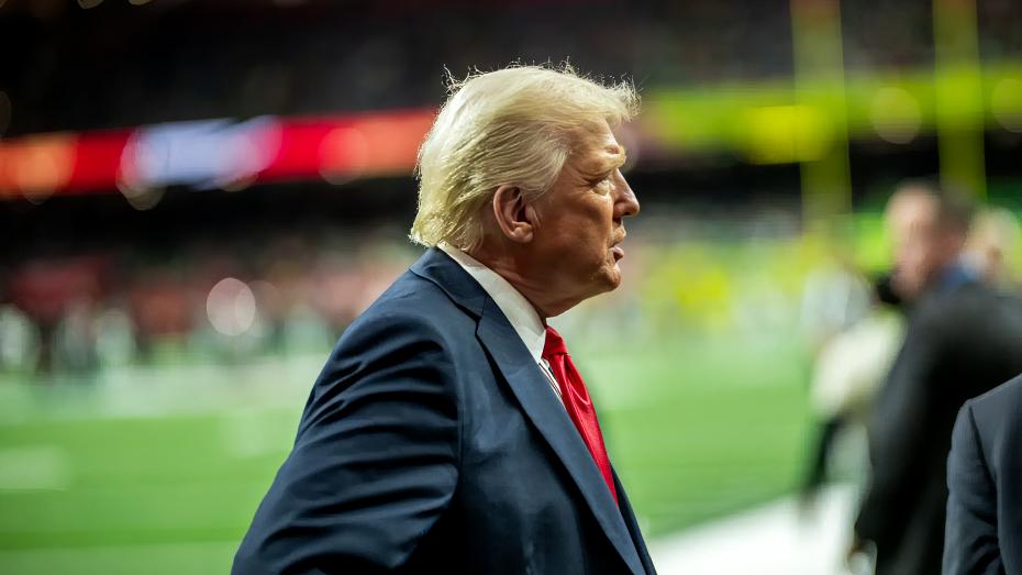 Donald Trump na Super Bowlu