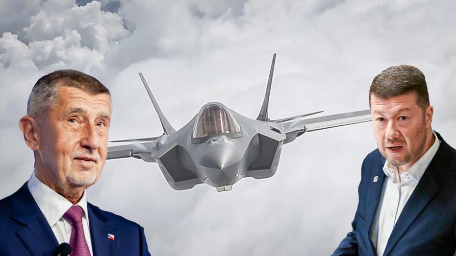 Andrej Babiš a Tomio Okamura se neshodnou na nákupu F-35
