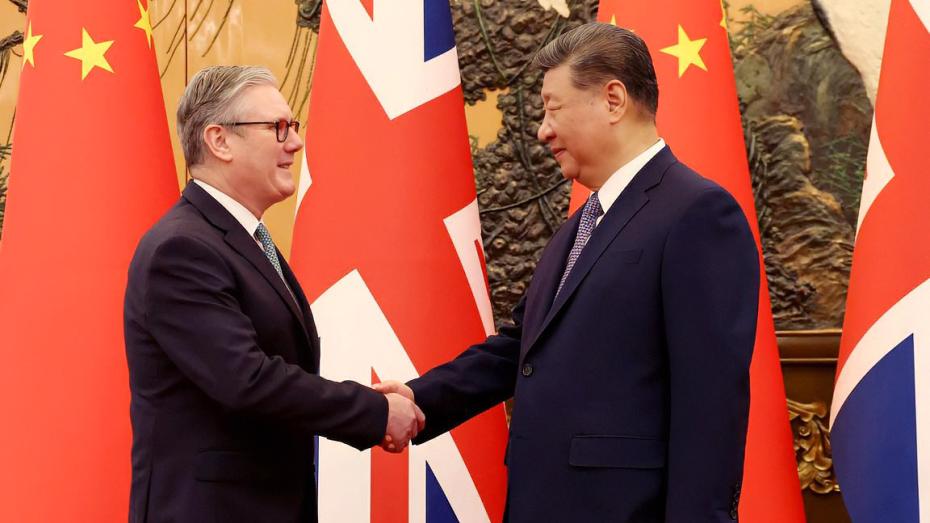Keir Starmer a Si Ťin-pching