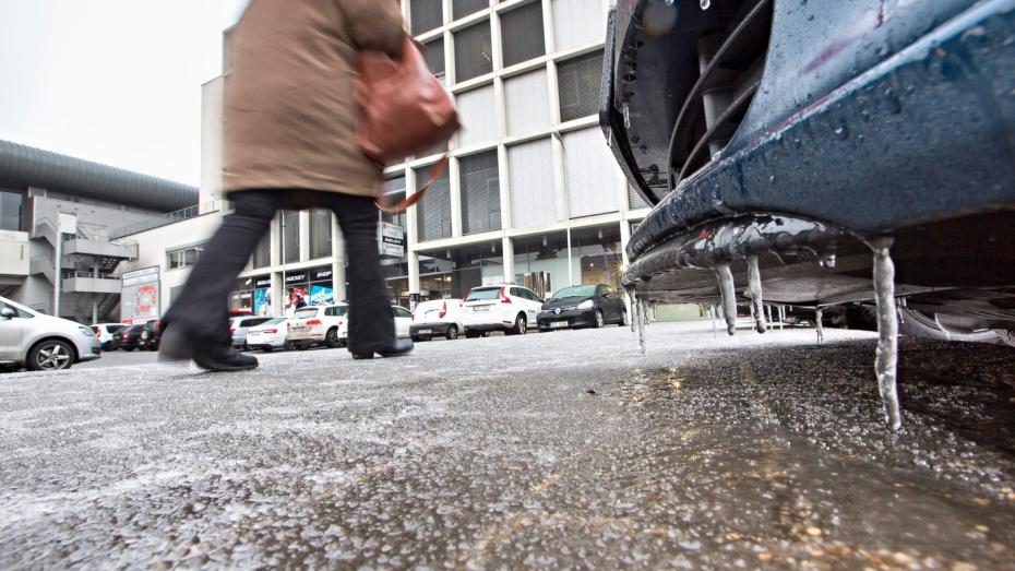 Náledí, ilustrační snímek