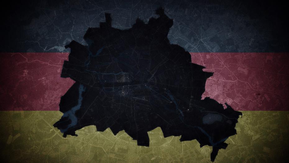 Ilustrační grafika - Berlín výpadek