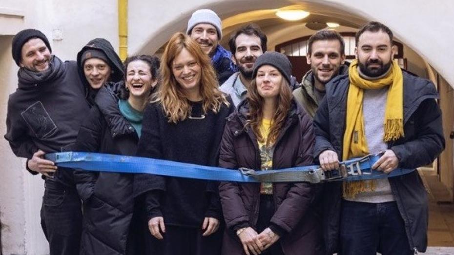 Autorský tým inscence asfalt, asfalt, afalt