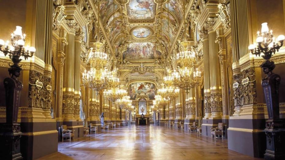 Interiér Paláce Garnier 