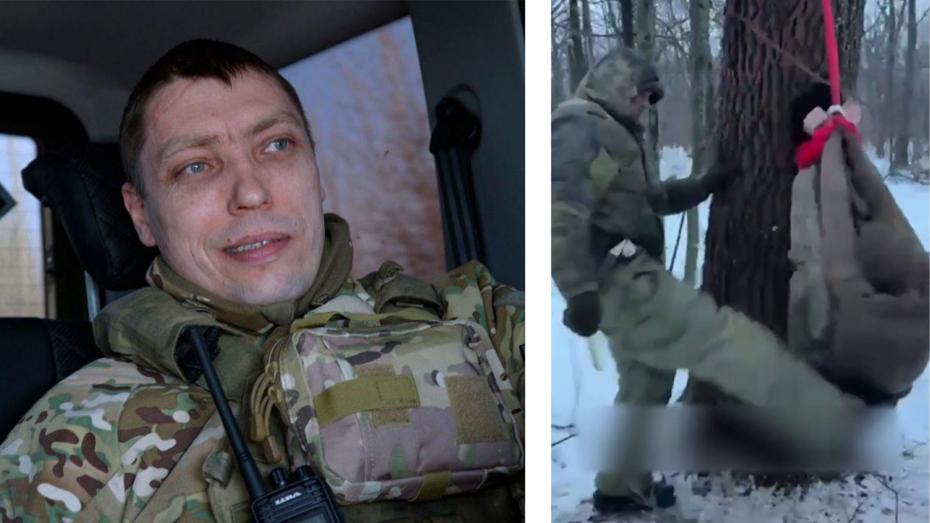 ilustrační koláž - Alexej Ksenofontov a týrání ruských vojáků