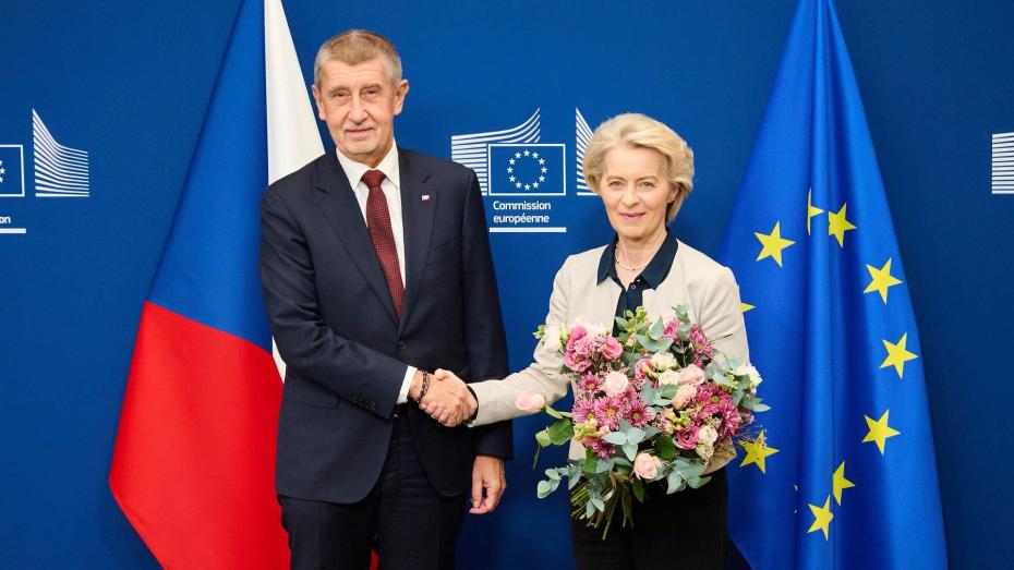 Andrej Babiš a Ursula von der Leyenová