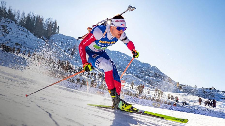 Mezi favority v biatlonu patří Michal Krčmář (na snímku)