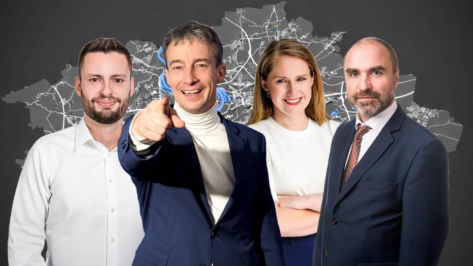 ilustrační koláž - zleva Ondřej Prokop, Tomáš Portlík, Tereza Nislerová a Tomáš Kaplan