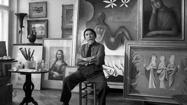 Jan Zrzavý s Kleopatrou, 1955