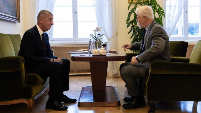 Andrej Babiš a Petr Pavel