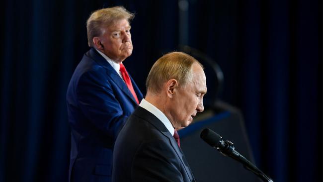 Donald Trump a Vladimir Putin