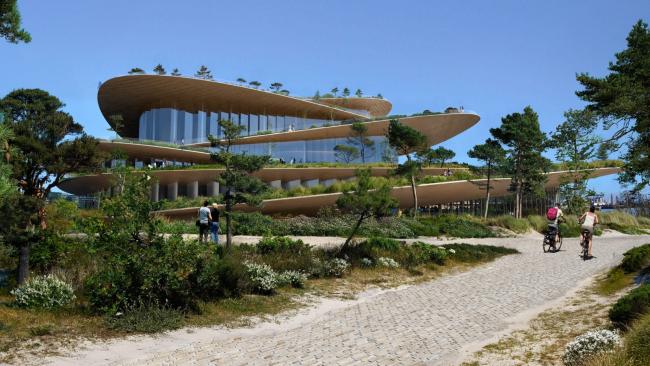 Architektonickou soutěž na budovu nové opery v Hamburku vyhrálo dánské studio Bjarke Ingels Group