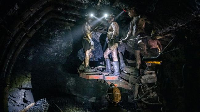 Série Lukáše Kaboně Práce horníků na dole ČSM-Sever (OKD)