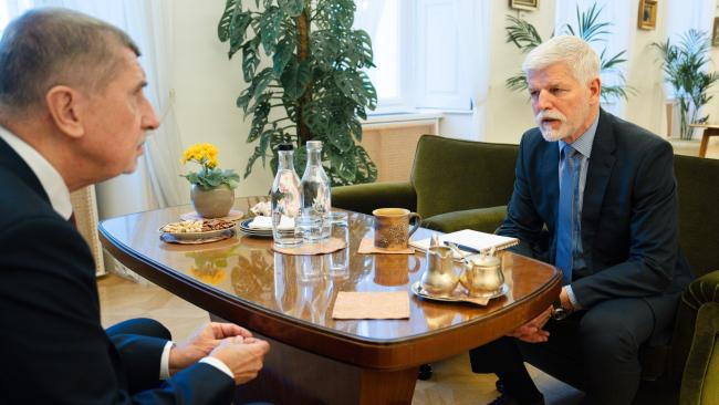 Andrej Babiš a Petr Pavel