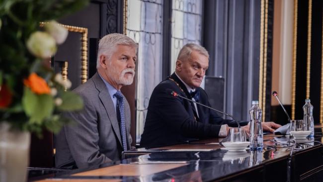 Prezident Petr Pavel a primátor Bohuslav Svoboda