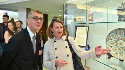 Andrej Babiš a Tünde Bartha