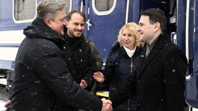 Ministr zahraničí Petr Macinka v Kyjevě 